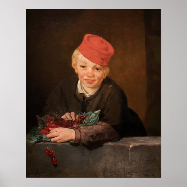 Affiche Edouard Manet - Garçon aux Cerises (Devant)