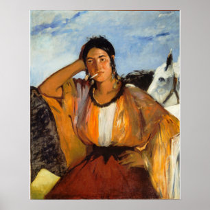 Affiche Edouard Manet - Gitan Avec Cigarette