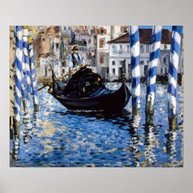 Affiche Edouard Manet - Grand Canal, Venise (Devant)