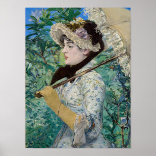 Affiche Edouard Manet - Jeanne / Printemps