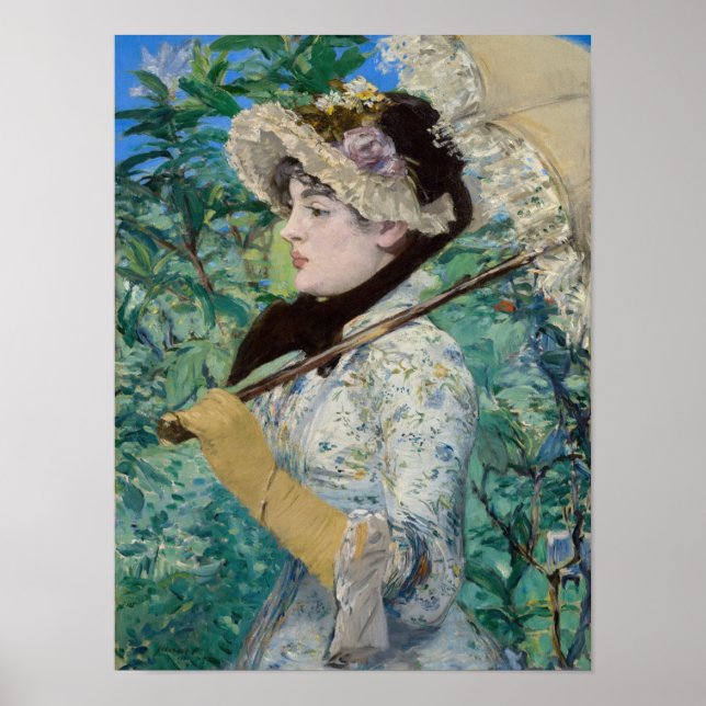 Affiche Edouard Manet - Jeanne / Printemps (Devant)