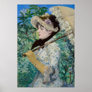 Affiche Edouard Manet - Jeanne / Printemps