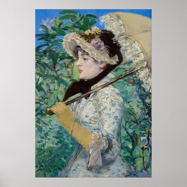 Affiche Edouard Manet - Jeanne / Printemps (Devant)