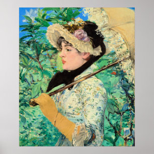 Affiche Edouard Manet - Jeanne Spring