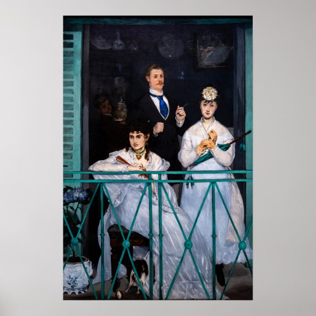 Affiche Edouard Manet - Le Balcon / Le Balcon (Devant)