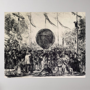 Affiche Edouard Manet - Le ballon