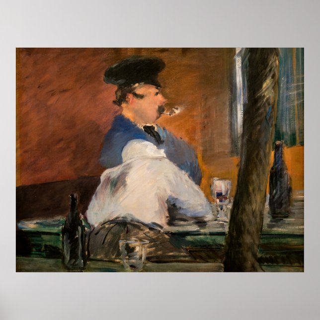 Affiche Edouard Manet - Le Bar, Le Bouchon (Devant)