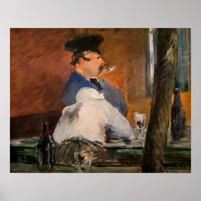 Affiche Edouard Manet - Le Bar, Le Bouchon (Devant)