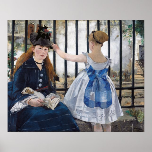 Affiche Edouard Manet - Le Chemin De Fer (Devant)