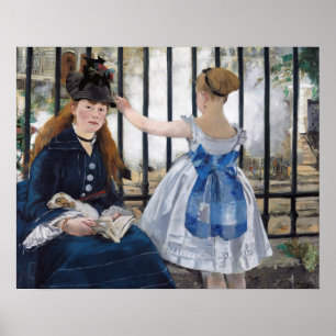 Affiche Edouard Manet - Le Chemin De Fer