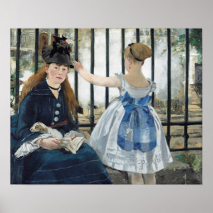 Affiche Édouard Manet : Le chemin de fer