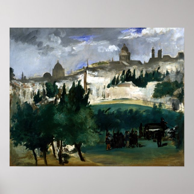 Affiche Édouard Manet Les Funérailles (Devant)