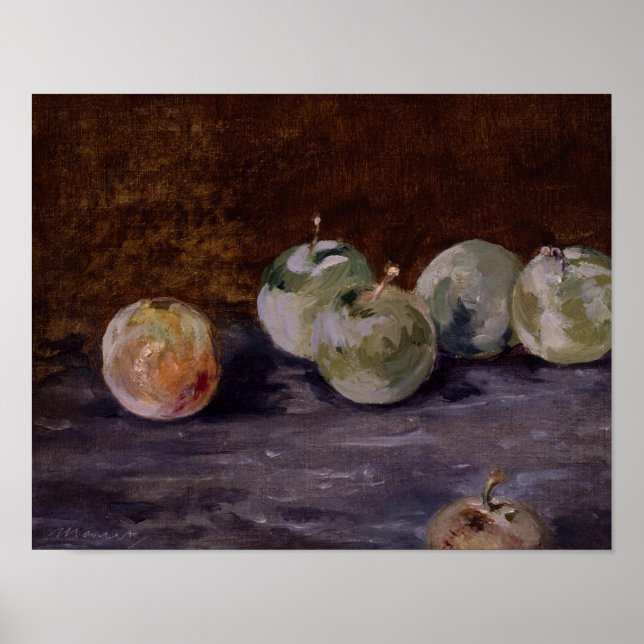 Affiche Edouard Manet - Plums (Devant)
