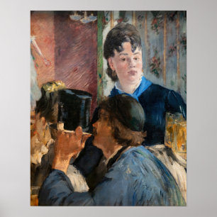 Affiche Edouard Manet - Serveuse de bock