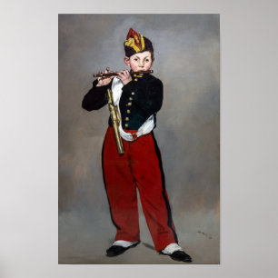 Affiche Edouard Manet - The Fifer / Young Flautist