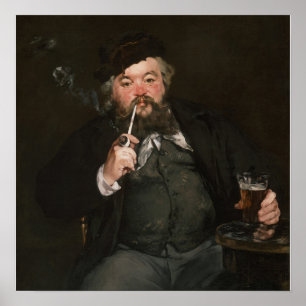 Affiche Edouard Manet - Un bon verre de bière / Le bon boc