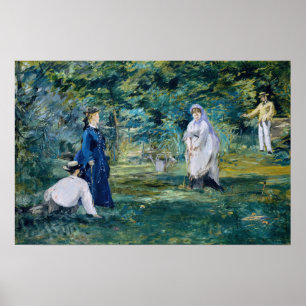 Affiche Edouard Manet - Une partie de croquet