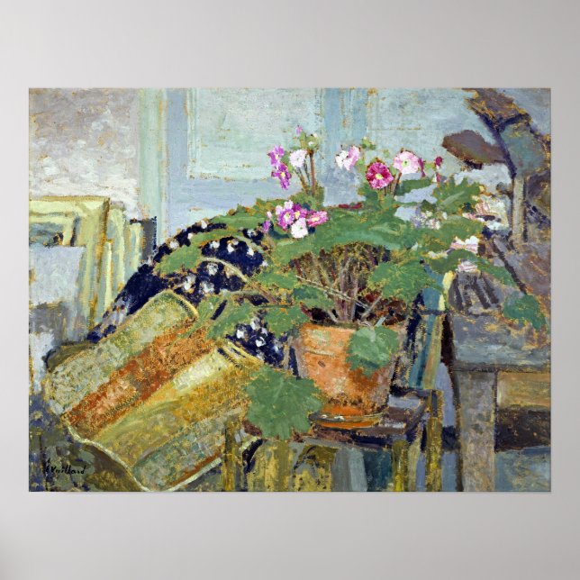Affiche Edouard Vuillard Le Pot de fleurs (Pot de fleurs) (Devant)
