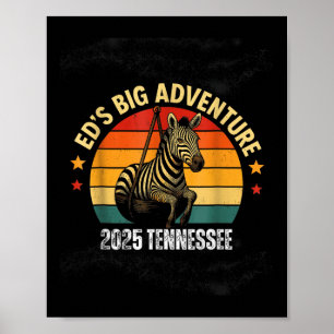 Affiche Eds Adventure, Ed The Zebra Tennessee 2025