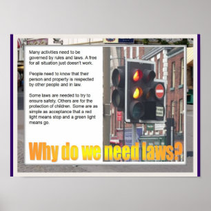 Affiche Éducation, citoyenneté Pourquoi avons-nous besoin