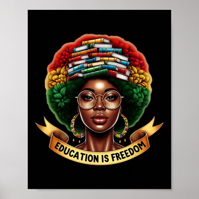 Affiche Éducation du Mois de l'histoire des Noirs est la l (Devant)