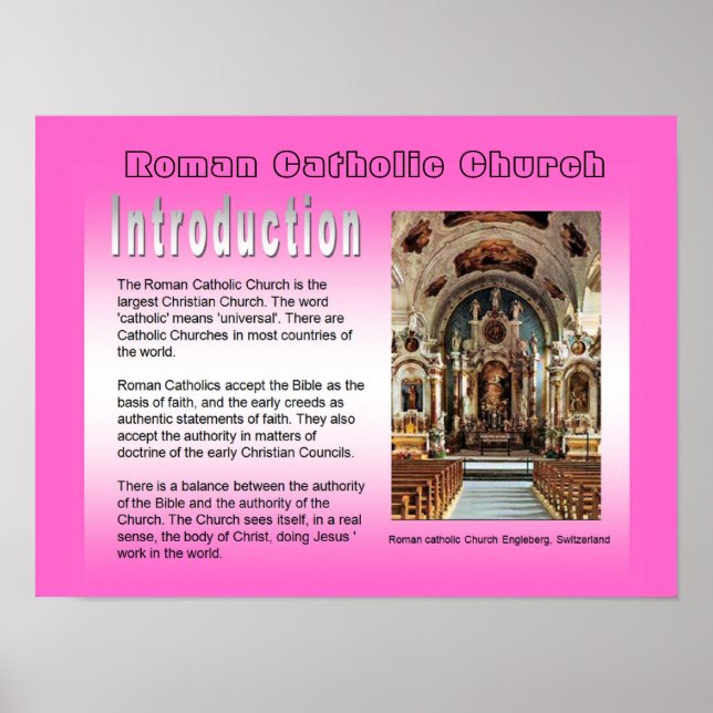 Affiche Éducation, religion, catholique romaine Introducti (Devant)