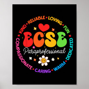 Affiche Éducation spécialisée de la petite enfance Sped Ec