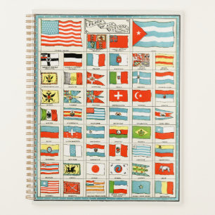 Affiche Éducative des Drapeaux Anciens de Toutes l