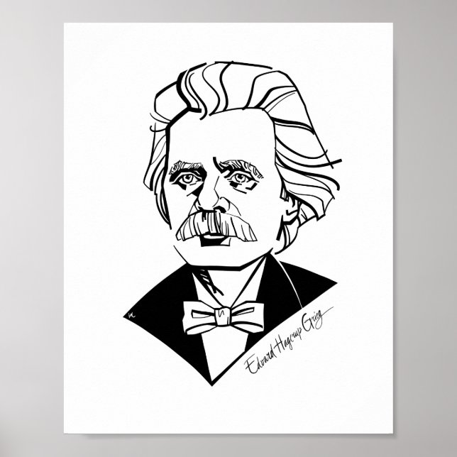 Affiche Edvard Grieg (Devant)