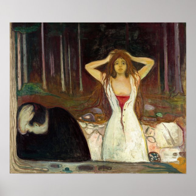 Affiche Edvard Munch - Ashes (Devant)