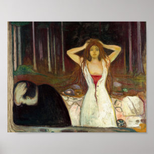 Affiche Edvard Munch - Cendres