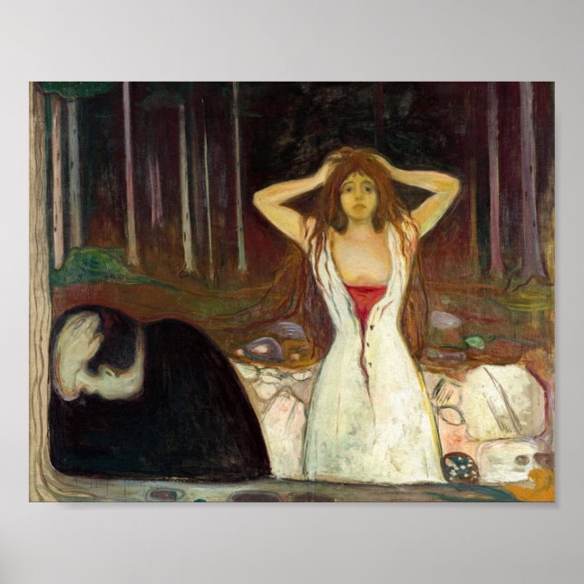Affiche Edvard Munch - Cendres (Devant)