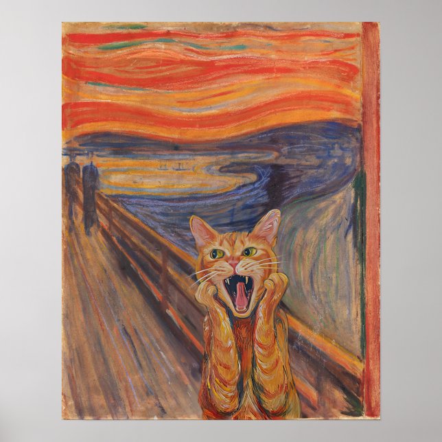 Affiche Edvard Munch Le Cat Cri (Devant)