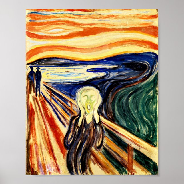 Affiche Edvard Munch Le Cri (Devant)