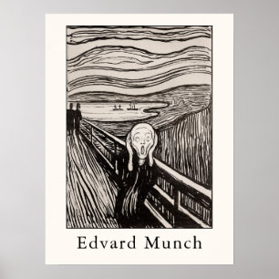 Affiche Edvard Munch – Le Cri (1895)