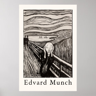 Affiche Edvard Munch – Le Cri (1895)