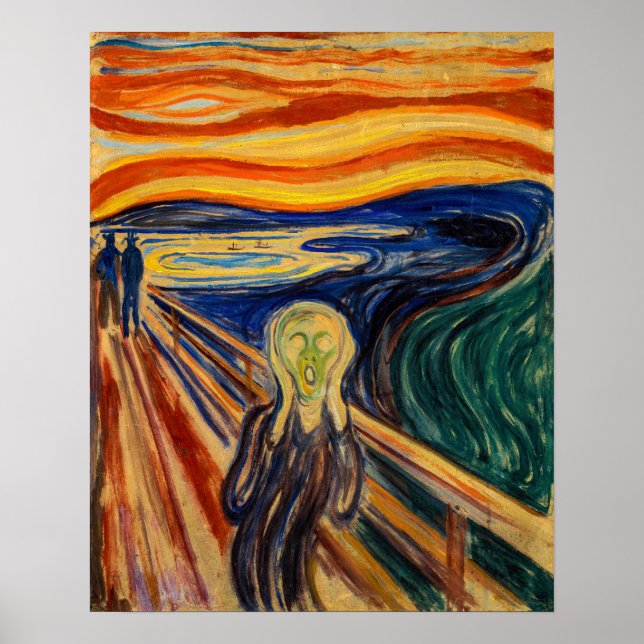 Affiche Edvard Munch - Le Cri 1910 (Devant)