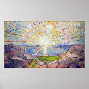 Affiche Edvard Munch - Le Soleil 1911