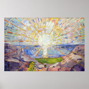 Affiche Edvard Munch - Le Soleil 1911