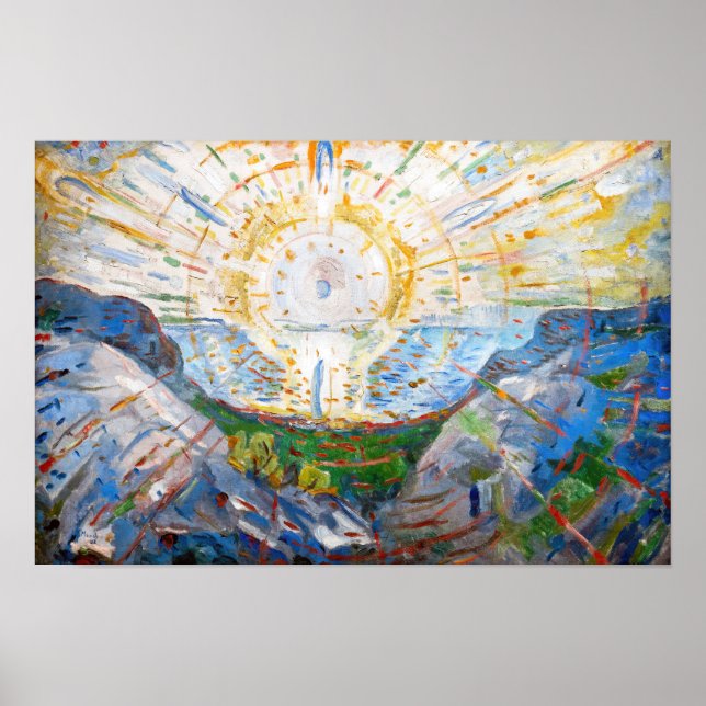 Affiche Edvard Munch - Le Soleil 1912 (Devant)