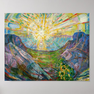 Affiche Edvard Munch - Le Soleil 1916