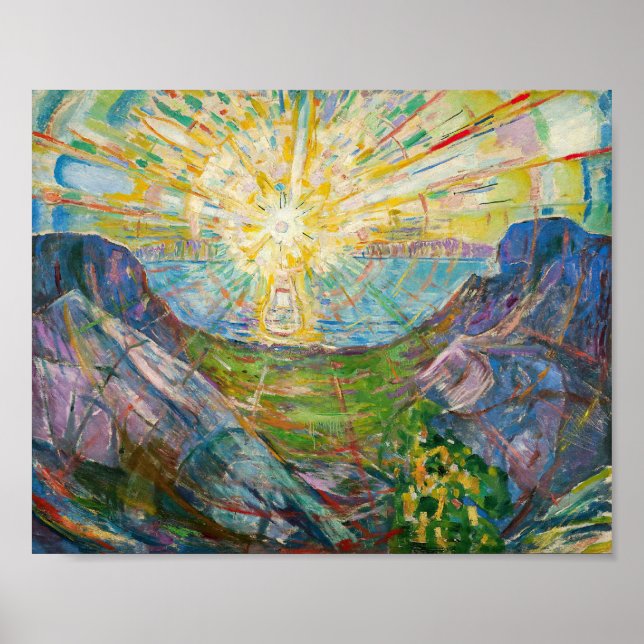 Affiche Edvard Munch - Le Soleil 1916 (Devant)