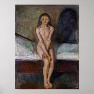 Affiche Edvard Munch - Puberté