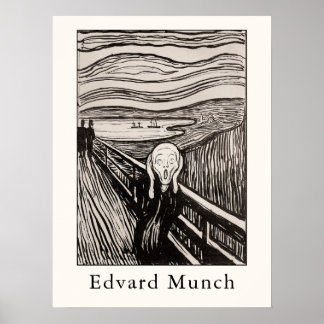 Affiche Edvard Munch – The Scream (1895)