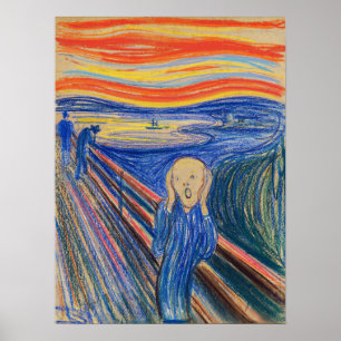 Affiche Edvard Munch - The Scream 1895