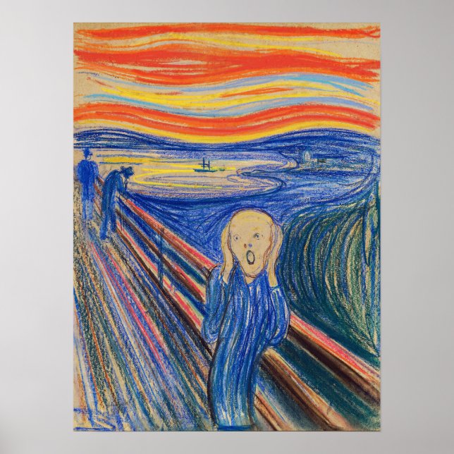Affiche Edvard Munch - The Scream 1895 (Devant)