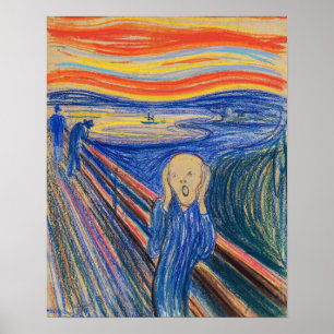 Affiche Edvard Munch - The Scream 1895