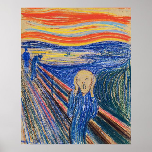 Affiche Edvard Munch - The Scream 1895 (Devant)
