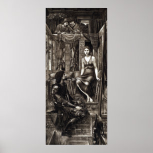 Affiche Edward Burne-Jones King Cophetua et le mendiant