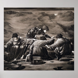 Affiche Edward Burne-Jones Perseus et Graeae